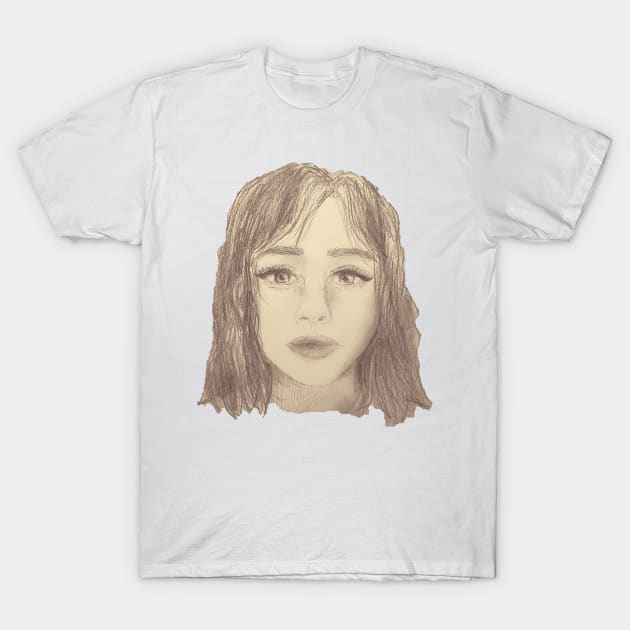 Girl Fragment T-Shirt by csteever